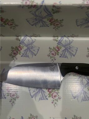 Black Handle Stainless Steel Chef Knife - Premium Kitchen Cutlery